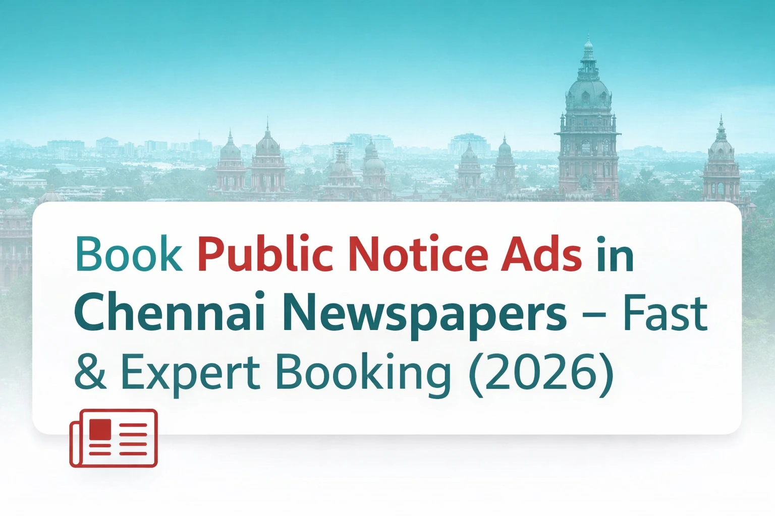 Public Notice Ads Chennai Newspapers